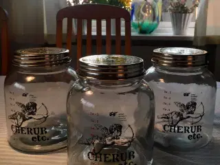 3 NYE Lene Bjerre glas med engle - julepynt