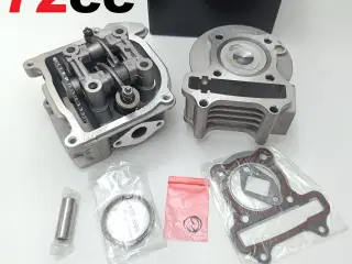 NY! 72cc Komplet Cylinderkit + Topstykke