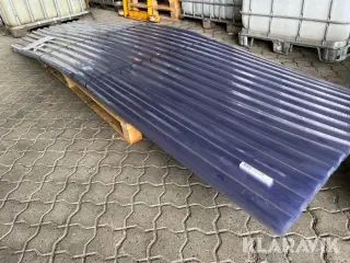 Trapezplader glasklar 20 styk