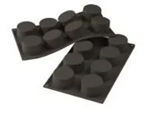 13 stk. Bageform 8 cylinder non-stik 1/3 GN