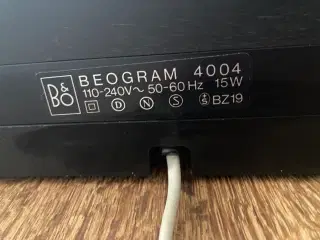 Beogram 4004 pladespiller