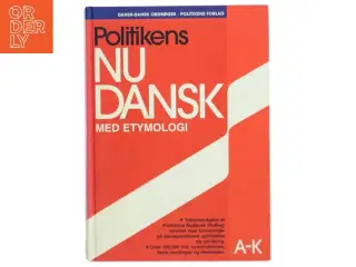 Politikens nudansk ordbog med etymologi : A-K af Christian Becker-Christensen (Bog)