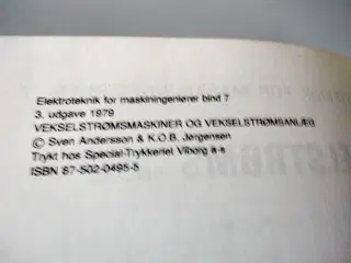 Vekselstrømsmaskiner og -anlæg