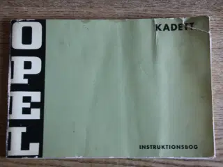 Instruktionsbog Opel Kadett 1971