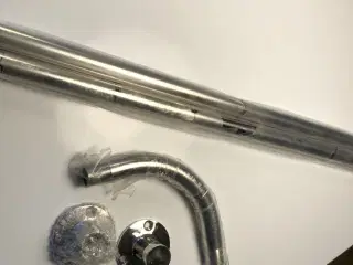 Vinkelstang rustfri stål til bruseforhæng