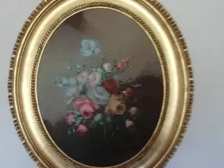 Maleri - Motiv med blomster