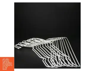 10stk Hvide metal bøjler 43 cm (str. 43 cm)