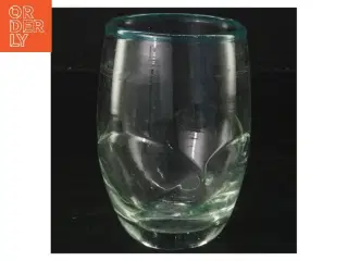 Vandglas (str. 10 cm) lille vase fra glaspuster