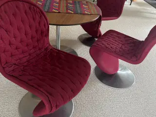 1-2-3 Lounge Chair sæt af Verner Panton