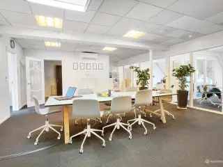 Flot, renoveret kontorlejemål