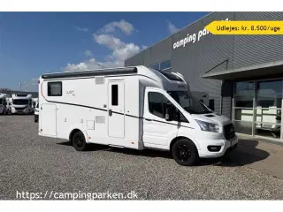 2024 - Dethleffs Just GO T7055 EB AUT.   Udlejes: Ny autocamper med enkeltsenge og automatgear