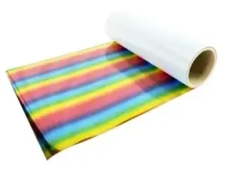 Chemica Metallic Deco - Rainbow Lines 1422 Tekstilfolie