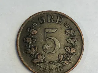 5 Øre 1902 Norge