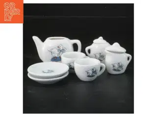 Miniature testel / kaffestel til dukker (str. Ø 5,5 cm og 7 cm)