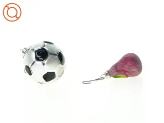 Julekugler - fodbold og pære