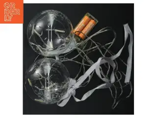 Lyskugle til batteri, 2 stk fra Conzept (str. Ø 10 cm)