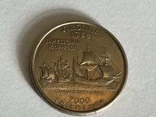 Quarter Dollar 2000 Virginia USA