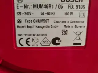 Bosch køkken røremaskine