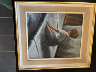 Olie maleri af E. Søgård