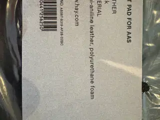 Hay AAS sort læderhynde