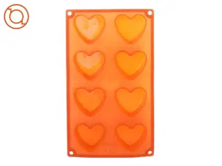 Hjerte forme i silikone (str. 29 x 17 cm)