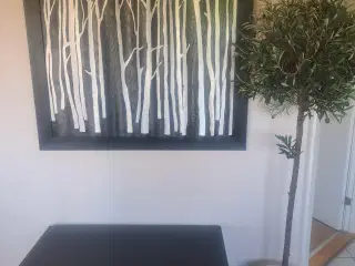 Sort bænk/entremøbel