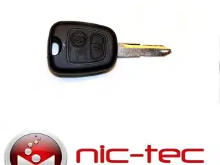 Fjernbetjenings nøgle for Peugeot 306 & 206 komplet