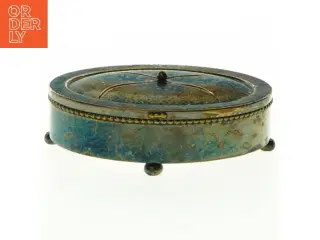 Gammel MALM metal dåse med låg (str. 17 x 13 cm)