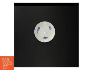 2 stk blå blomst underkopper fra Royal Copenhagen, 1.sortering (str. Diameter 14 cm)
