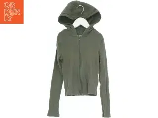 Ribbet hættetrøje med lynlås fra H&M (str. 140)