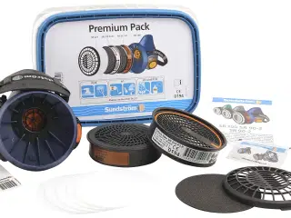 Halvmaske SR 100 M/L premium pack inkl. P3 og A1 filter