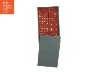 Vintage Dominosæt i æske (str. 20x12 cm)