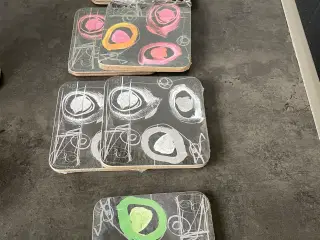 Glas brikker Poul Pava 