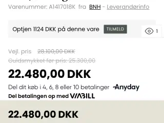Anker armbånd sælges