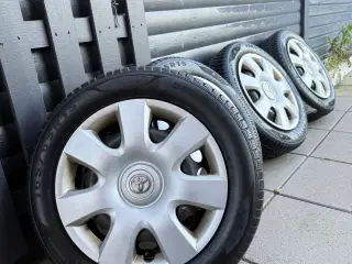 15" 4x100 stålfælge med nye Imperial vinterdæk 