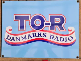 Emaljeskilt To-R Danmarks Radio 