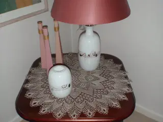 Holmegaard Vase og Lampe