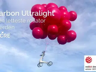 Rollator - ByACRE Carbon Ultralight - Sort