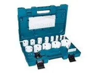 Makita hulsavssæt – 16 dele til træ, plast, aluminium og stål