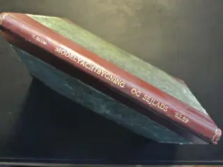 model-yacht. bygning og sejlads. udgået biblioteks