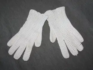 Vintage hæklede dame handsker