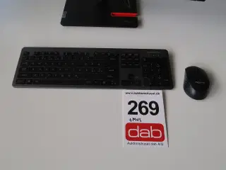 Logitech trådløs keyboard & mus