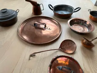 Kobberting - mange flotte pyntegenstande