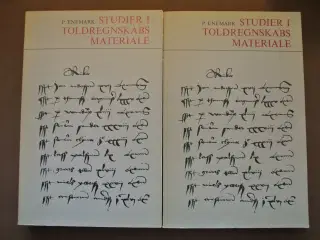 studier i toldregnskabsmateriale i begyndelsen af,