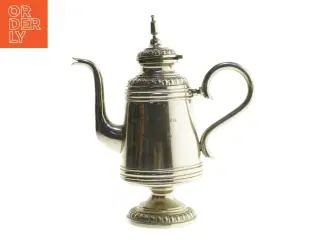 Antik sølv-plet kande GOTTFRID CARLSON (str. 28 cm)