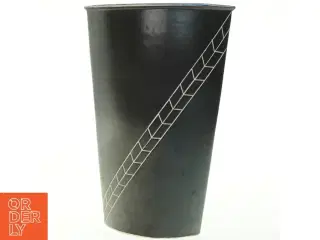 Sort Kiki Design keramik vase (str. 33x15 cm)