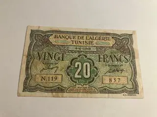 20 Francs Algerie 1948