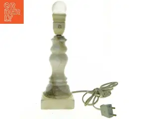 Marmor bordlampe (str. 30 x 10 cm)