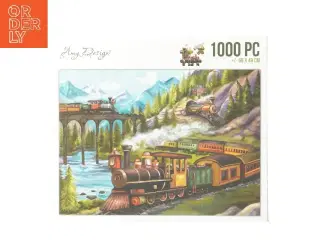 Puslespil med tog fra Amy Design (str. 6x27x23 cm)