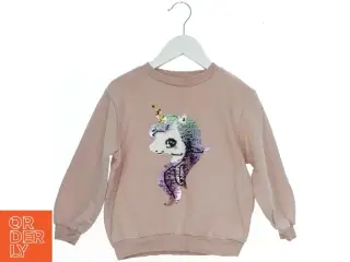 Børne sweatshirt med vendbare pailletter fra H&M (str. 110)
